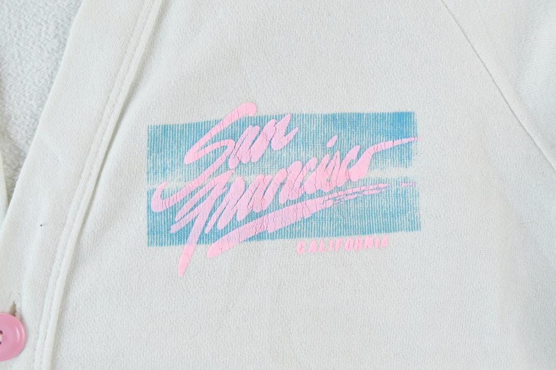 Vintage 1980s San Francisco Full Button Souvenir Crewneck Sweatshirt Women's S from propervintagecanada