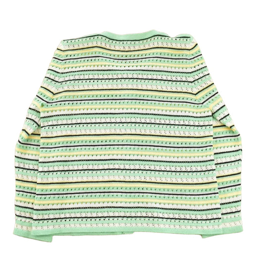 Vintage 1980s San Remo Striped Knit Cardigan Sweater Women's S from propervintagecanada