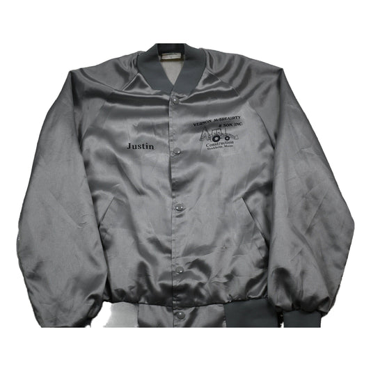 Vintage 1980s Satin Bomber Jacket Men's Small from propervintagecanada