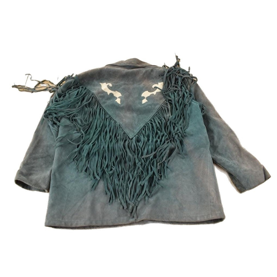 Vintage 1980s Schott Western Wear Fringe Leather Jacket Women's XL from propervintagecanada