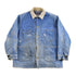 Vintage 1980s Sears Blanket Lined Denim Chore Jacket Men&