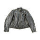Vintage 1980s Sears Leather Moto Cafe Racer Biker Jacket Men's Large from propervintagecanada
