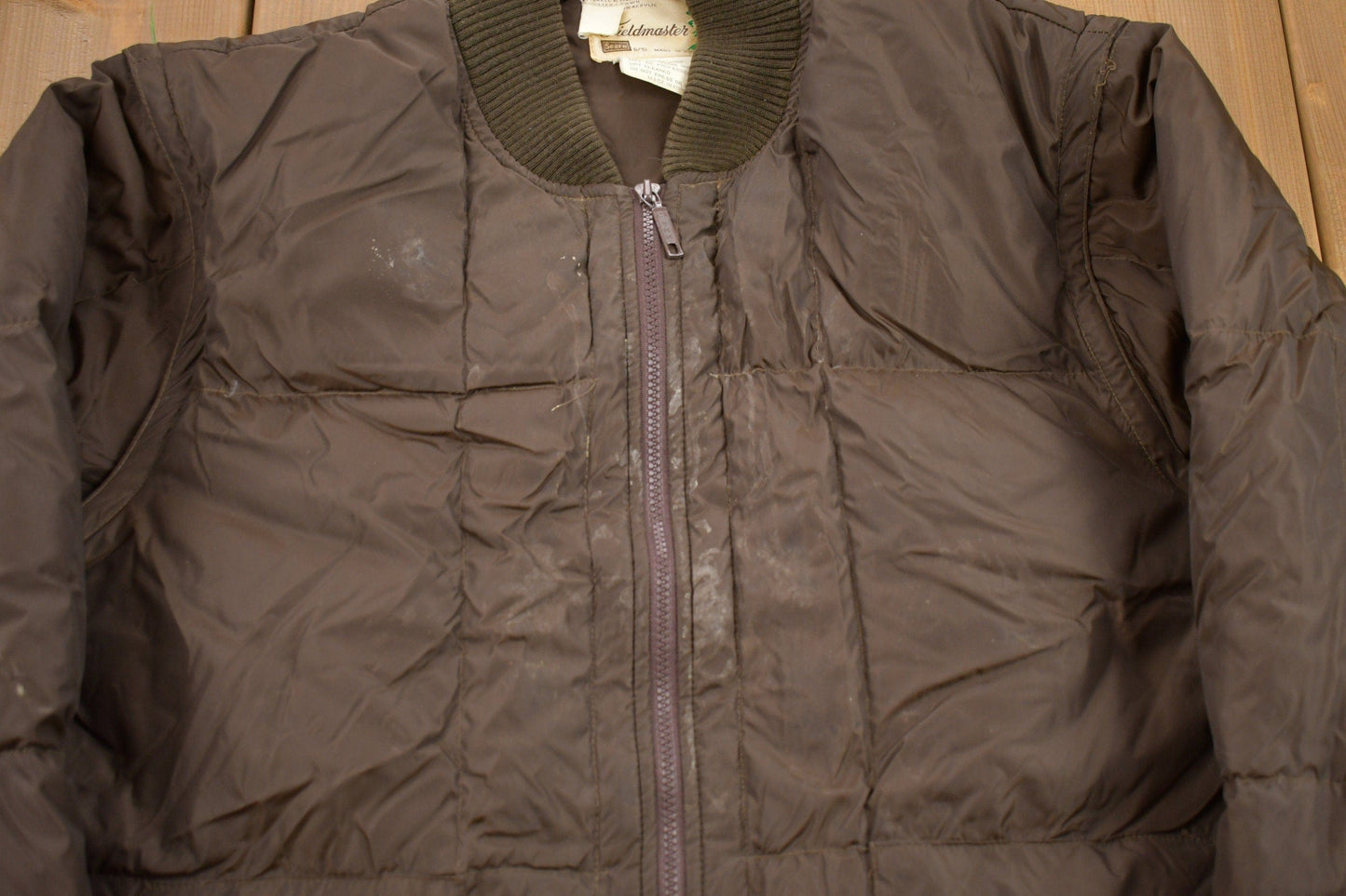 Vintage 1980s Sears Master Quilted Jacket Men's XL from propervintagecanada