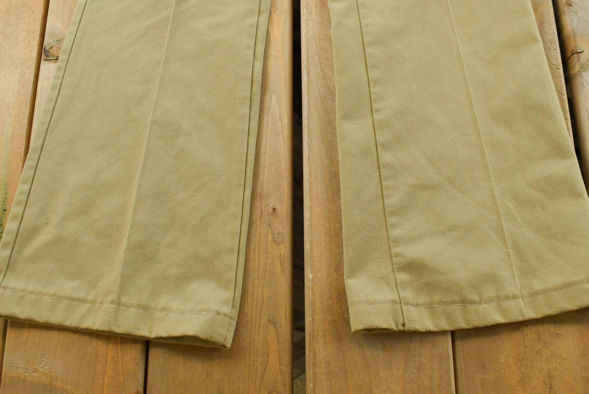 Vintage 1980s Sears Perma Prest Flare Pants Men's 30 x 29.5 from propervintagecanada