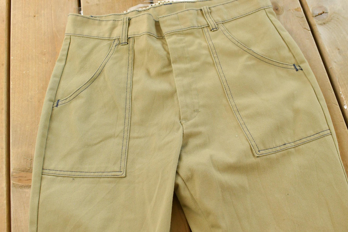 Vintage 1980s Sears Perma Prest Flare Pants Men's 30 x 29.5 from propervintagecanada