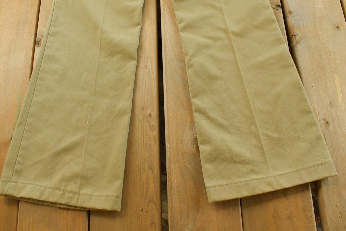 Vintage 1980s Sears Perma Prest Flare Pants Men's 30 x 29.5 from propervintagecanada