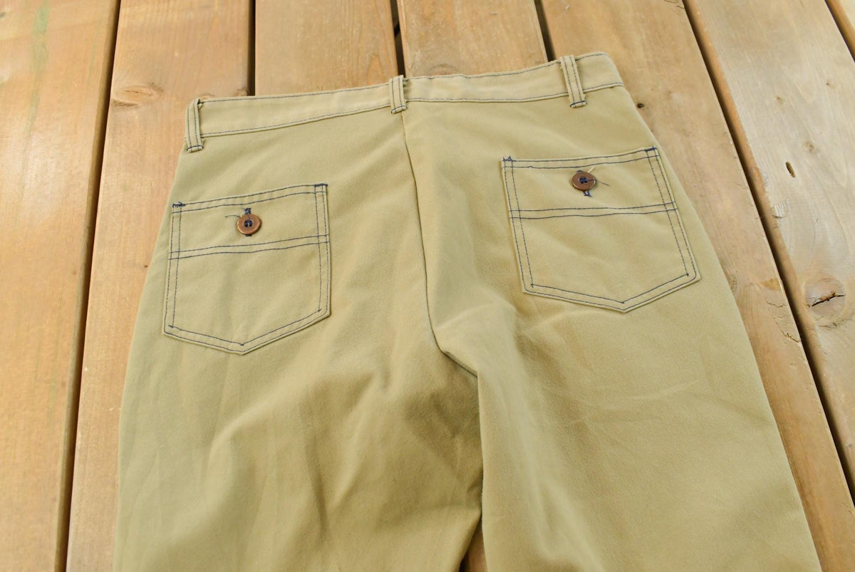 Vintage 1980s Sears Perma Prest Flare Pants Men's 30 x 29.5 from propervintagecanada