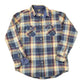 Vintage 1980s Sears Plaid Lined Button Up Shirt Men's L from propervintagecanada