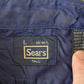 Vintage 1980s Sears Plaid Lined Button Up Shirt Men's L from propervintagecanada