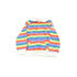 Vintage 1980s Sears Striped Rugby Polo Collared Sweatshirt Youth 6 from propervintagecanada