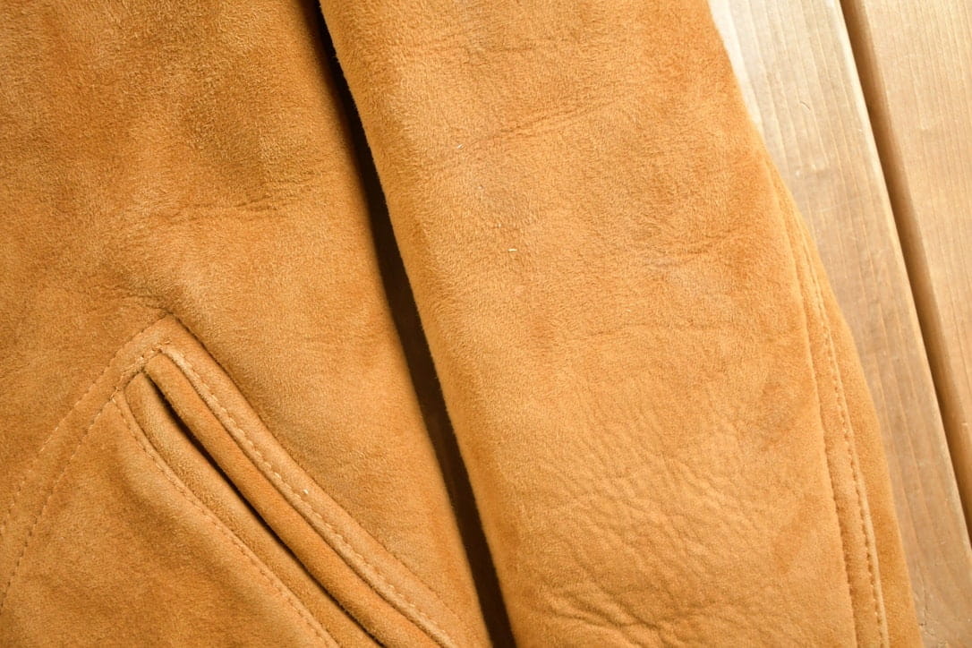 Vintage 1980s Sears The Leather Shearling Jacket Men's Large from propervintagecanada