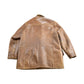 Vintage 1980s Shearling Leather Coat Size 52 from propervintagecanada