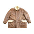Vintage 1980s Shearling Leather Coat Size 52 from propervintagecanada