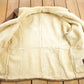 Vintage 1980s Shearling Leather Coat Size 52 from propervintagecanada