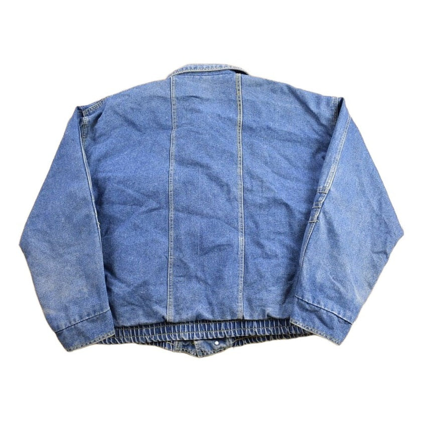 Vintage 1980s Sierra Pacific Denim Jacket Men's XL from propervintagecanada