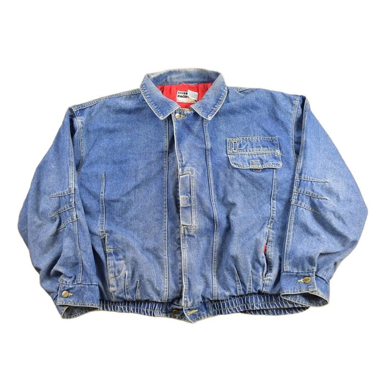 Vintage 1980s Sierra Pacific Denim Jacket Men's XL from propervintagecanada