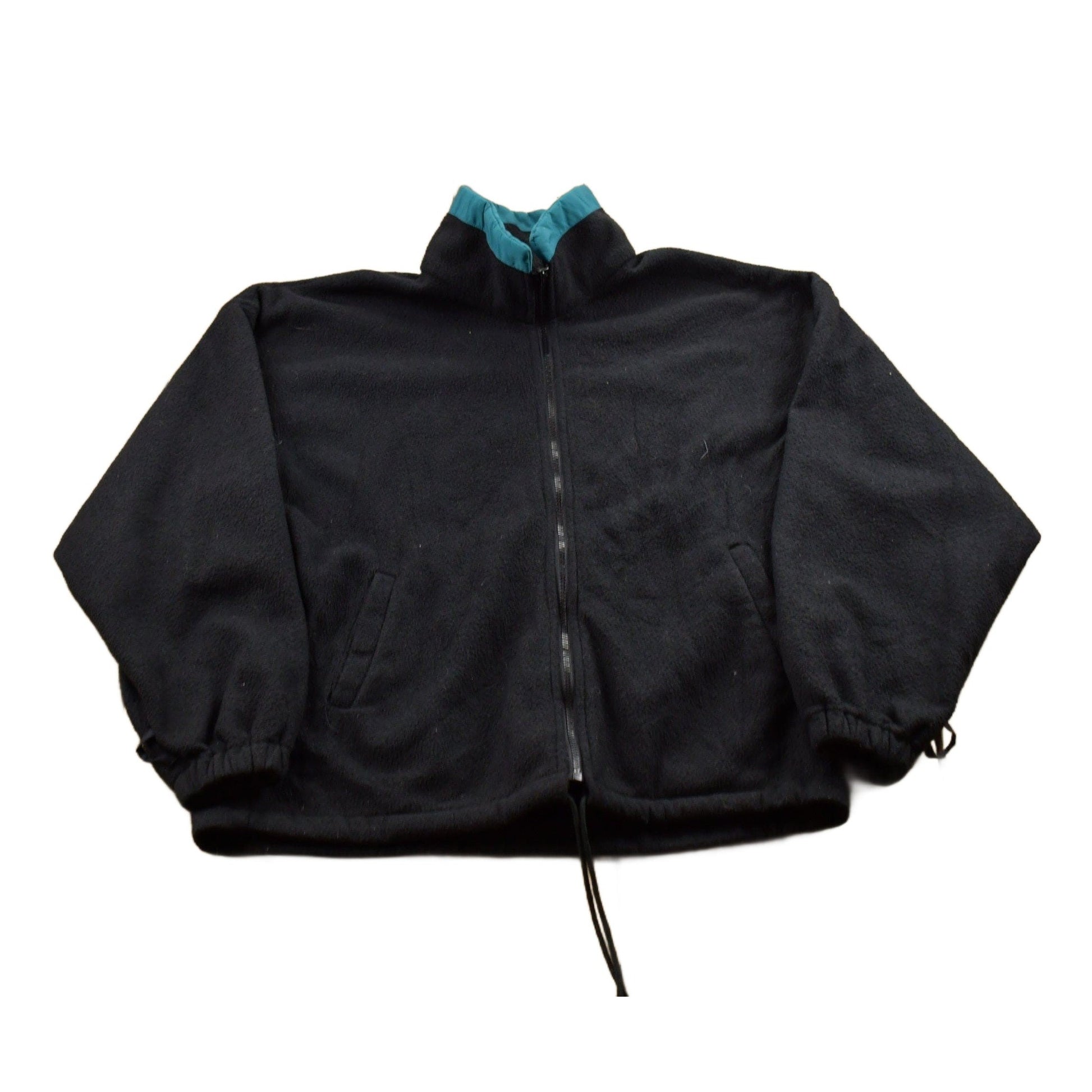 Vintage 1980s SJB Sport Full Zip Fleece Sweater Men's Large from propervintagecanada