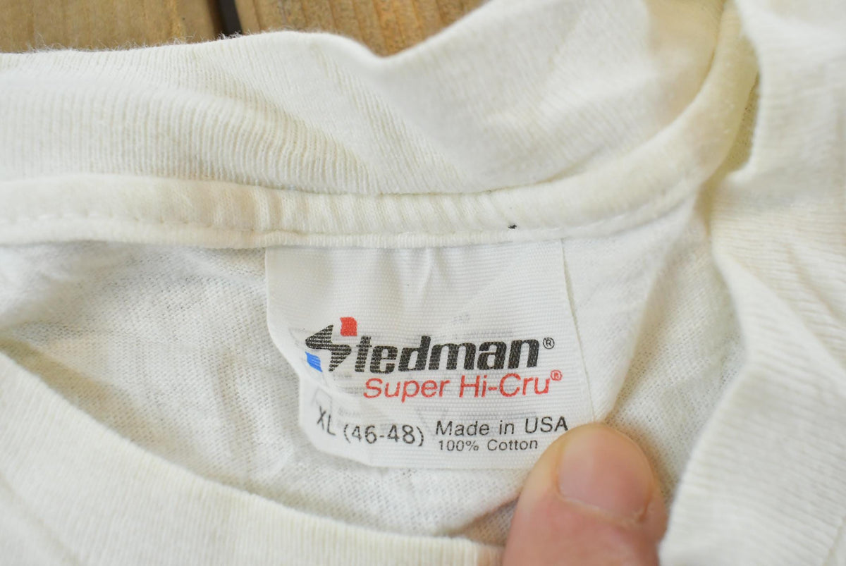 Vintage 1980s Ski Marathon T-Shirt Men's L from propervintagecanada