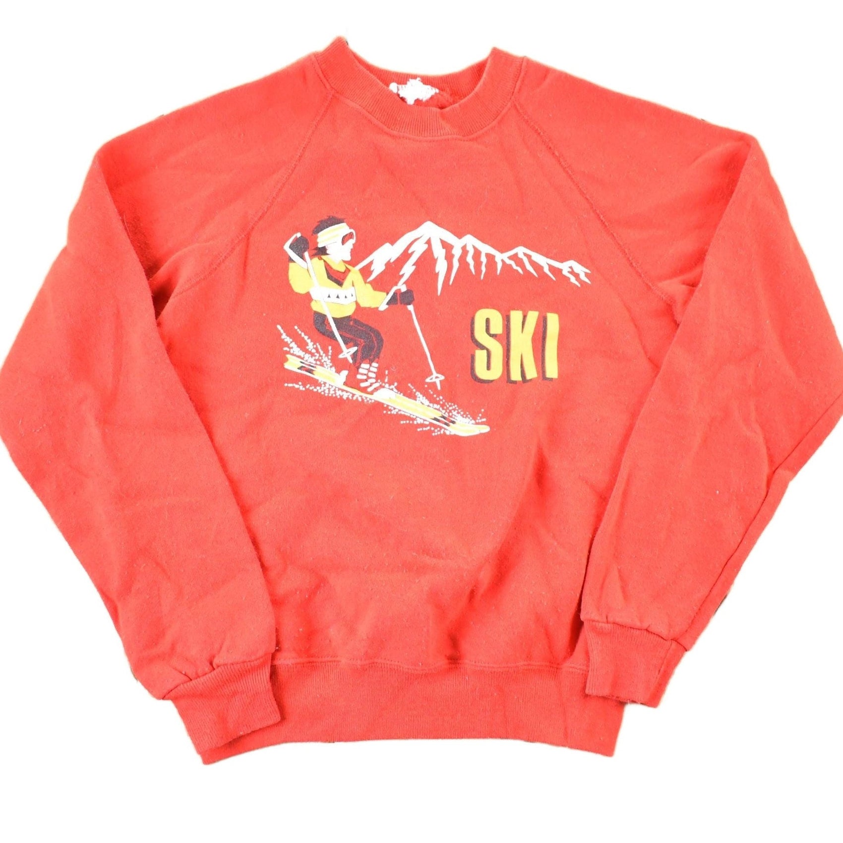 Vintage 1980s Ski Snow Crewneck Sweatshirt Youth M from propervintagecanada