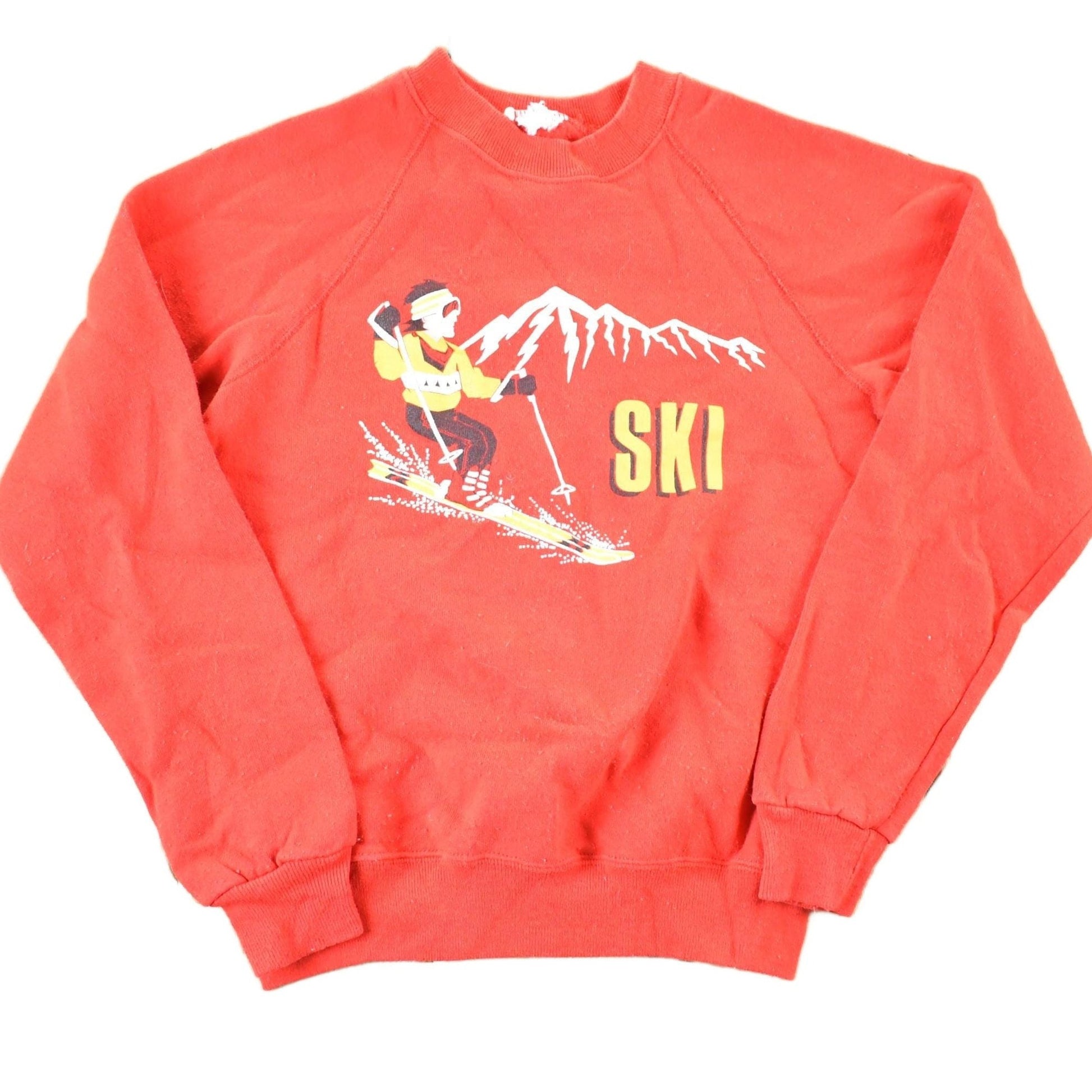 Vintage 1980s Ski Snow Crewneck Sweatshirt Youth M from propervintagecanada