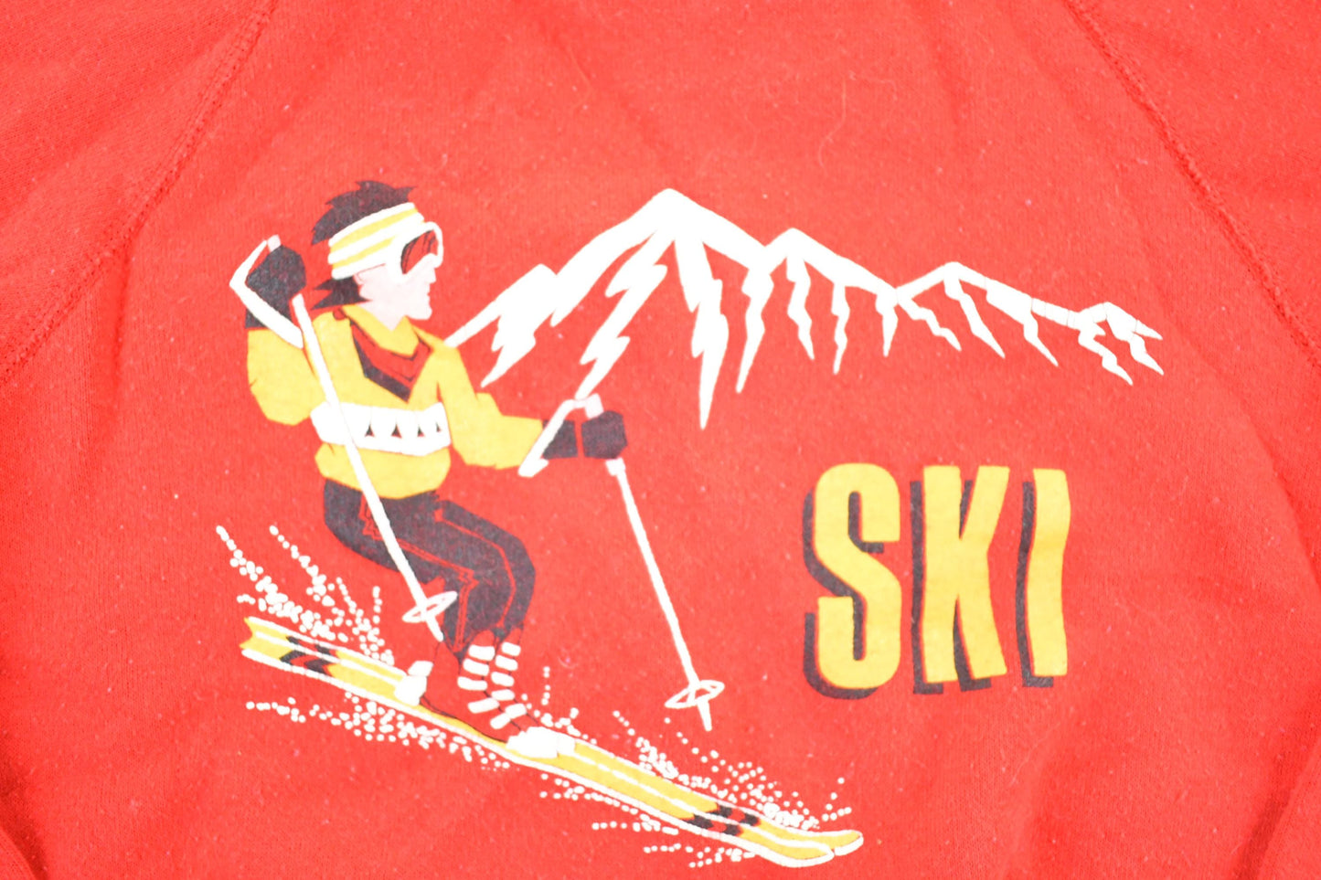 Vintage 1980s Ski Snow Crewneck Sweatshirt Youth M from propervintagecanada