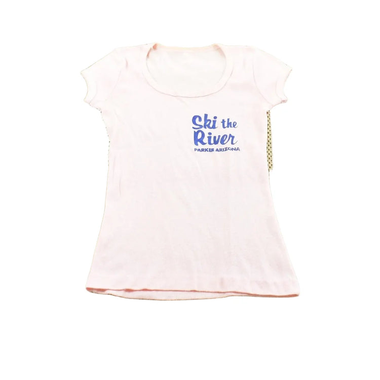 Vintage 1980s Ski the River Parker Arizona T-Shirt Baby Tee Womens XXS from propervintagecanada
