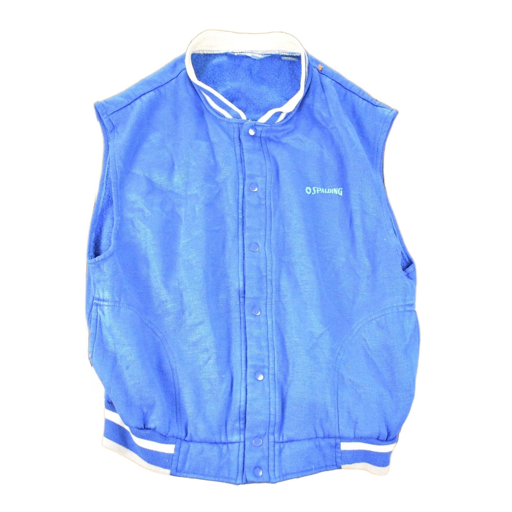 Vintage 1980s Spalding Button Up Sports Sweater Vest Men's M from propervintagecanada