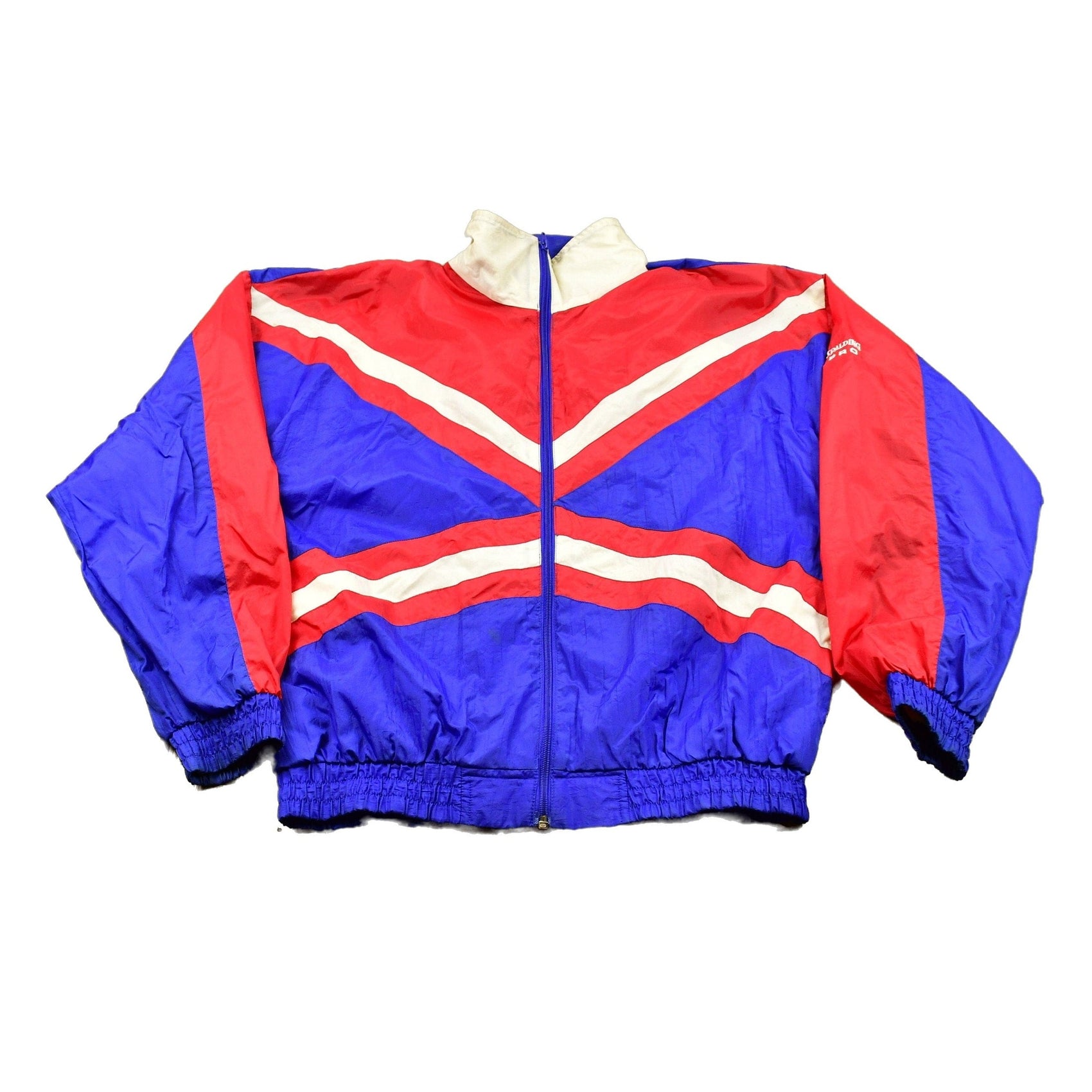 Vintage 1980s Spalding Full Zip Windbreaker Men's Medium from propervintagecanada