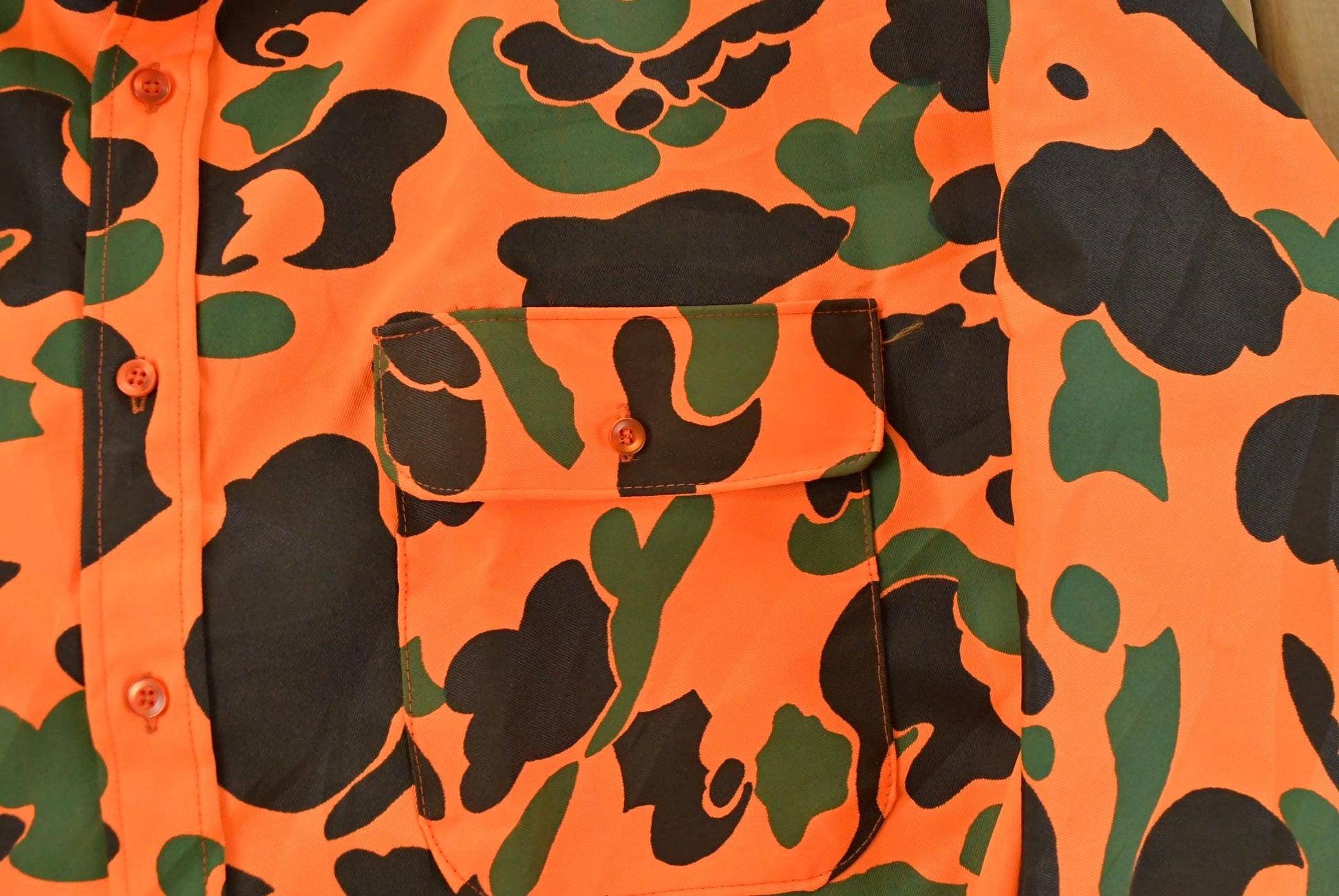 Vintage 1980s Sports Afield Camo Button Up Shirt Men's 2XL from propervintagecanada