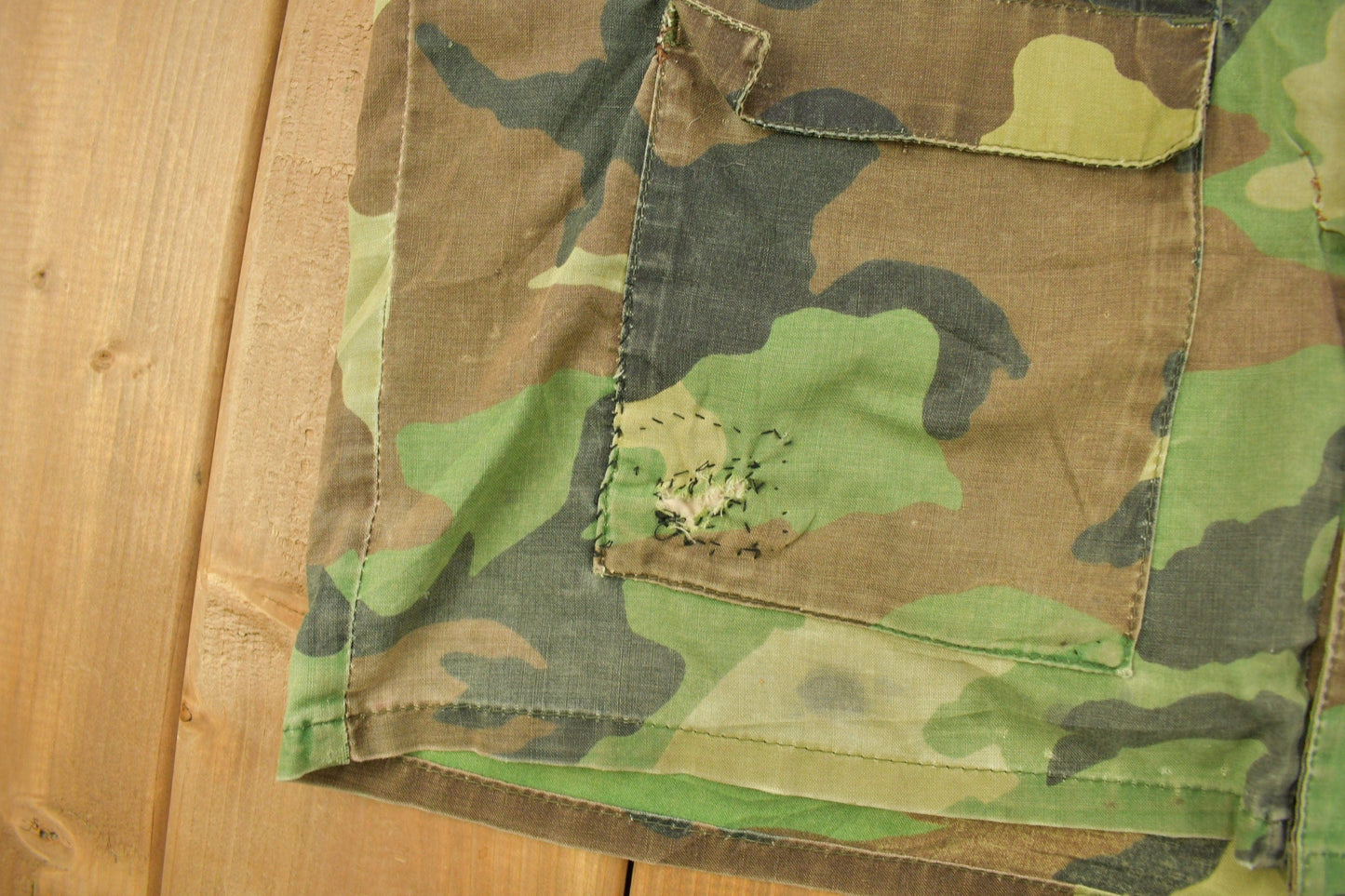 Vintage 1980s Sportsman Selection By Zero Zone Camouflage Button Up Shirt Men's Large from propervintagecanada
