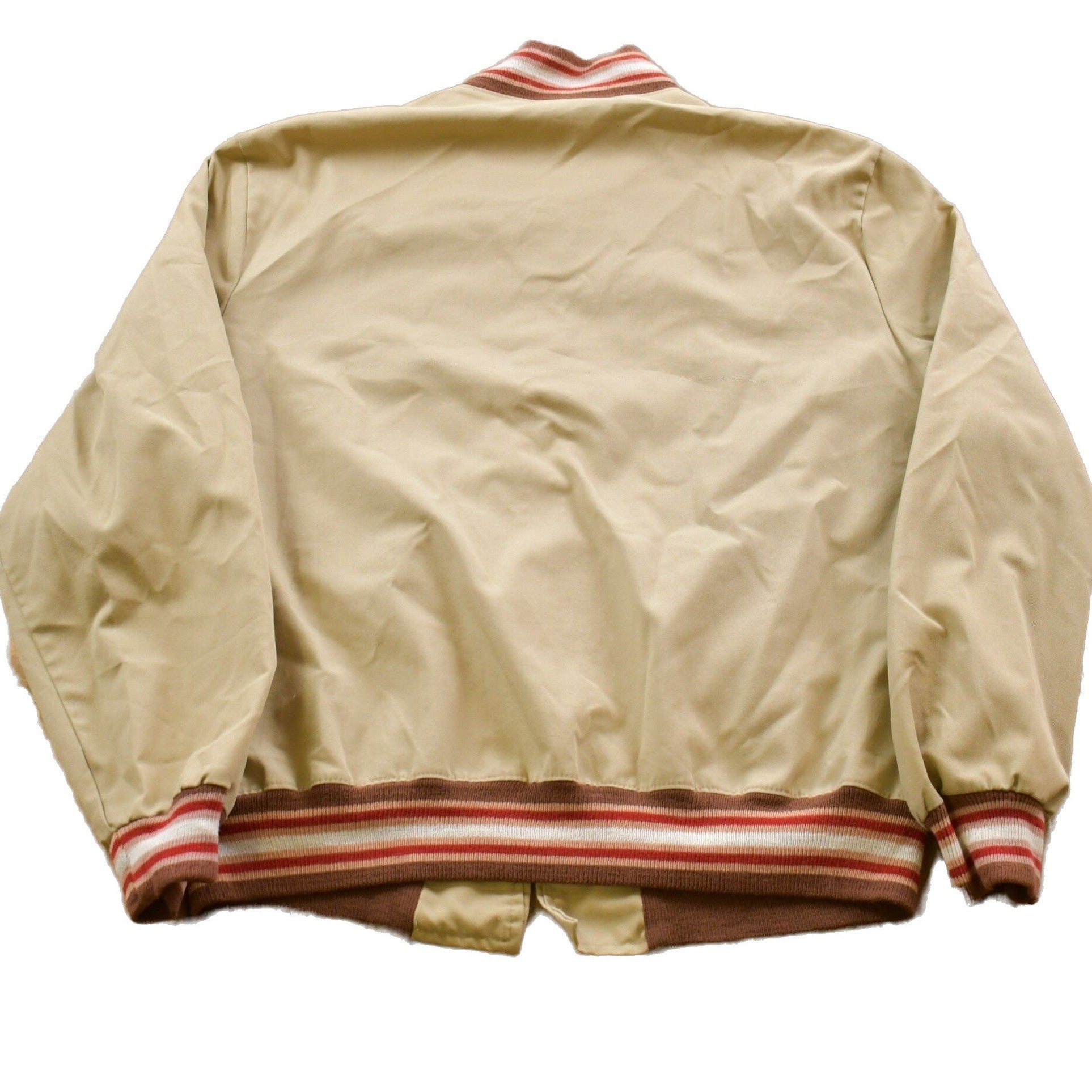 Vintage 1980s Sportswear Canvas Full Zip Bomber Jacket Men's Large from propervintagecanada