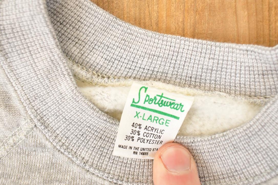 Vintage 1980s Sportswear Embroidered Goose Crewneck Sweatshirt Men's L from propervintagecanada