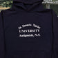 Vintage 1980s St Francis Xavier University Graphic Raglan Hoodie Men's S from propervintagecanada