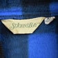 Vintage 1980s St. Johns Bay Blue Buffalo Plaid Fleece Sweater Made In Canada from propervintagecanada