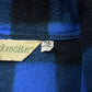 Vintage 1980s St. Johns Bay Blue Buffalo Plaid Fleece Sweater Made In Canada from propervintagecanada