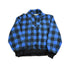 Vintage 1980s St. Johns Bay Blue Buffalo Plaid Fleece Sweater Made In Canada from propervintagecanada