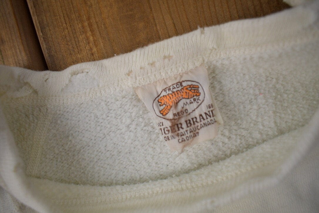 Vintage 1980s St Joseph Morrow Park Collegiate Crewneck Men's L from propervintagecanada