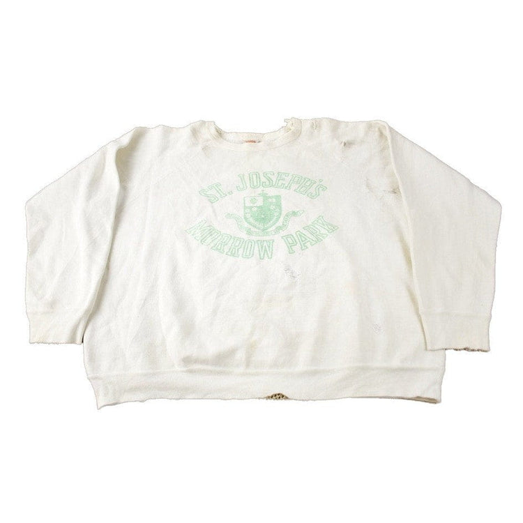 Vintage 1980s St Joseph Morrow Park Collegiate Crewneck Men's L from propervintagecanada