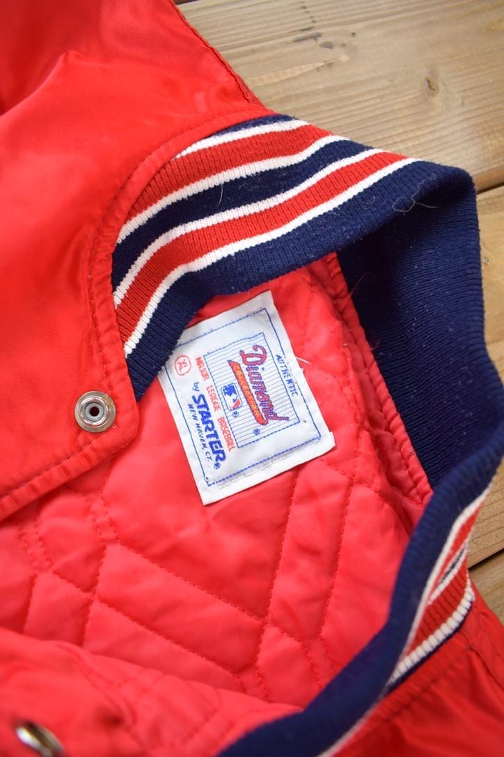 Vintage 1980s St. Louis Cardinals MLB Satin Starter Bomber Jacket Men's Large