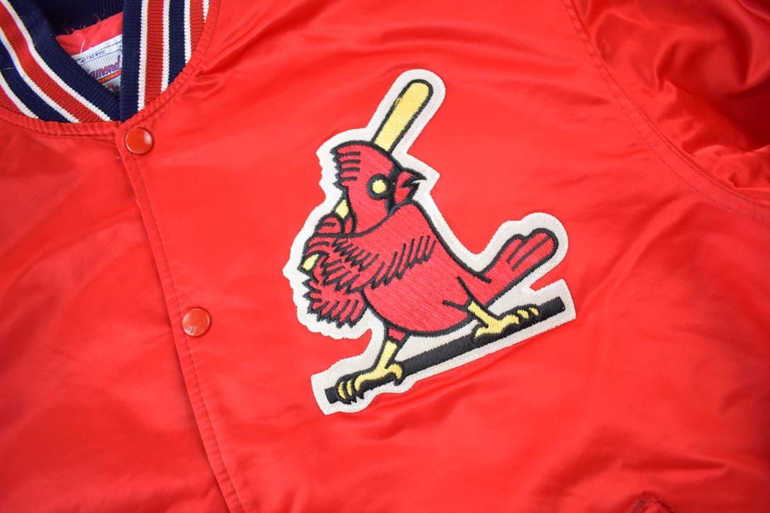Vintage 1980s St. Louis Cardinals MLB Satin Starter Bomber Jacket Men's Large