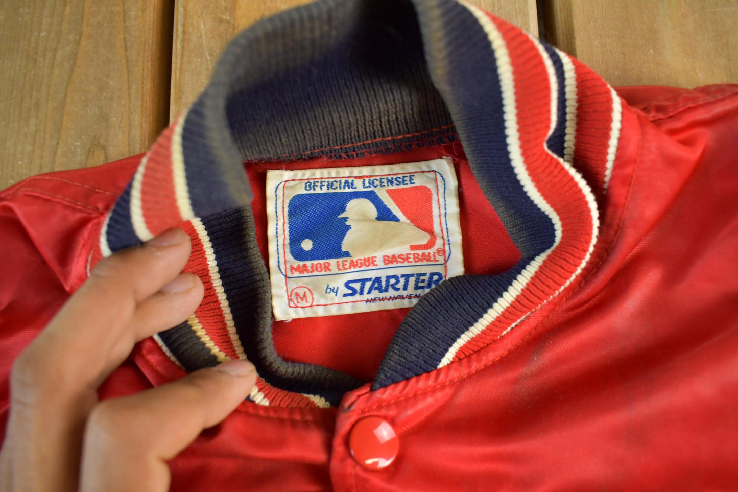 Vintage 1980s St. Louis Cardinals MLB Satin Starter Bomber Jacket Men's Medium from propervintagecanada