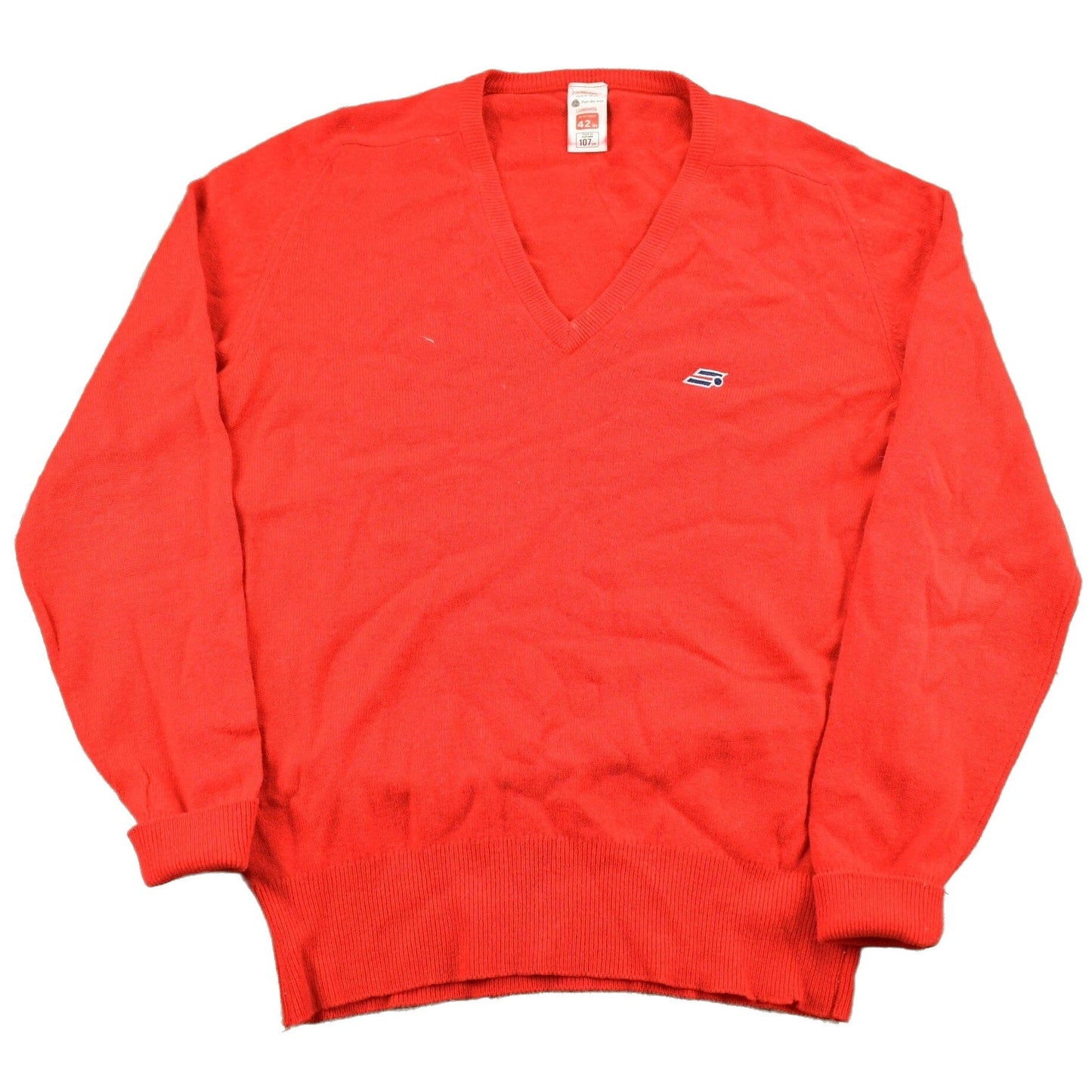 Vintage 1980s St Michael Pure New Wool Knit V-Neck Sweater Men's Large from propervintagecanada