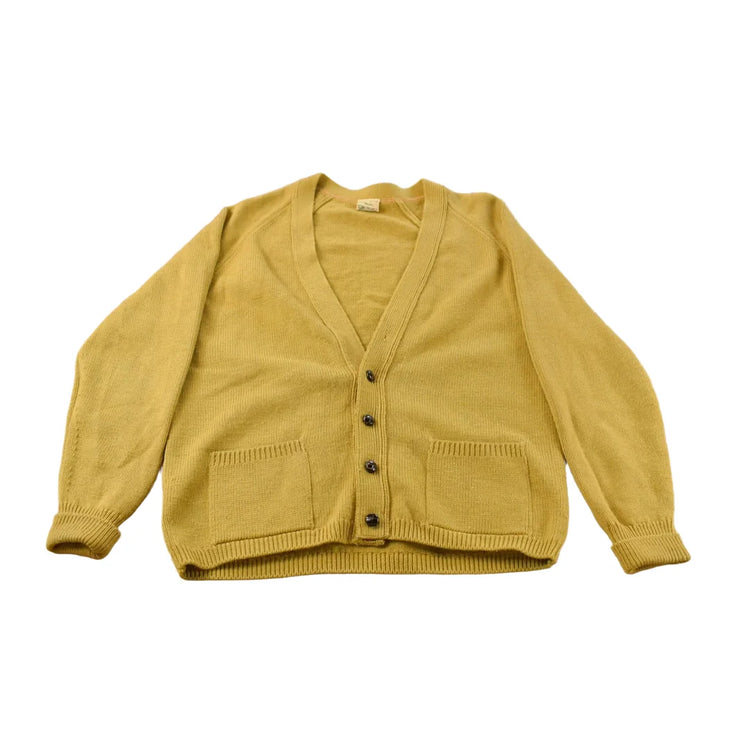 Vintage 1980s St Michael Wool Knit Cardigan Sweater Men's Large from propervintagecanada