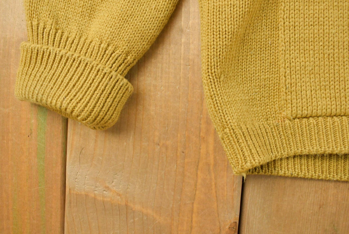 Vintage 1980s St Michael Wool Knit Cardigan Sweater Men's Large from propervintagecanada