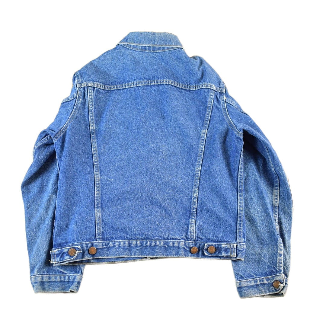 Vintage 1980s Steel Denim Jean Trucker Jacket Men's Small from propervintagecanada