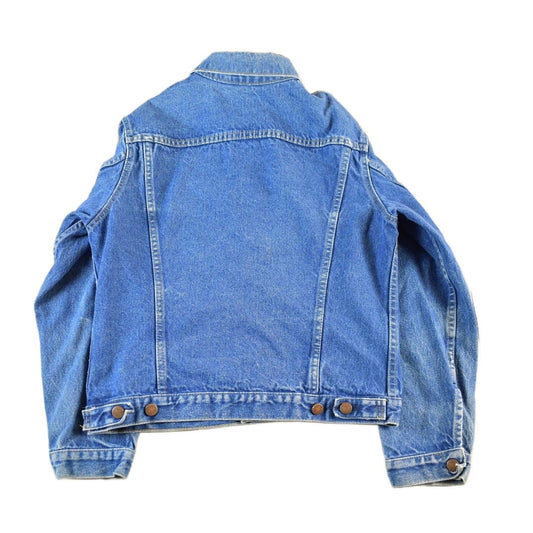 Vintage 1980s Steel Denim Jean Trucker Jacket Men's Small from propervintagecanada