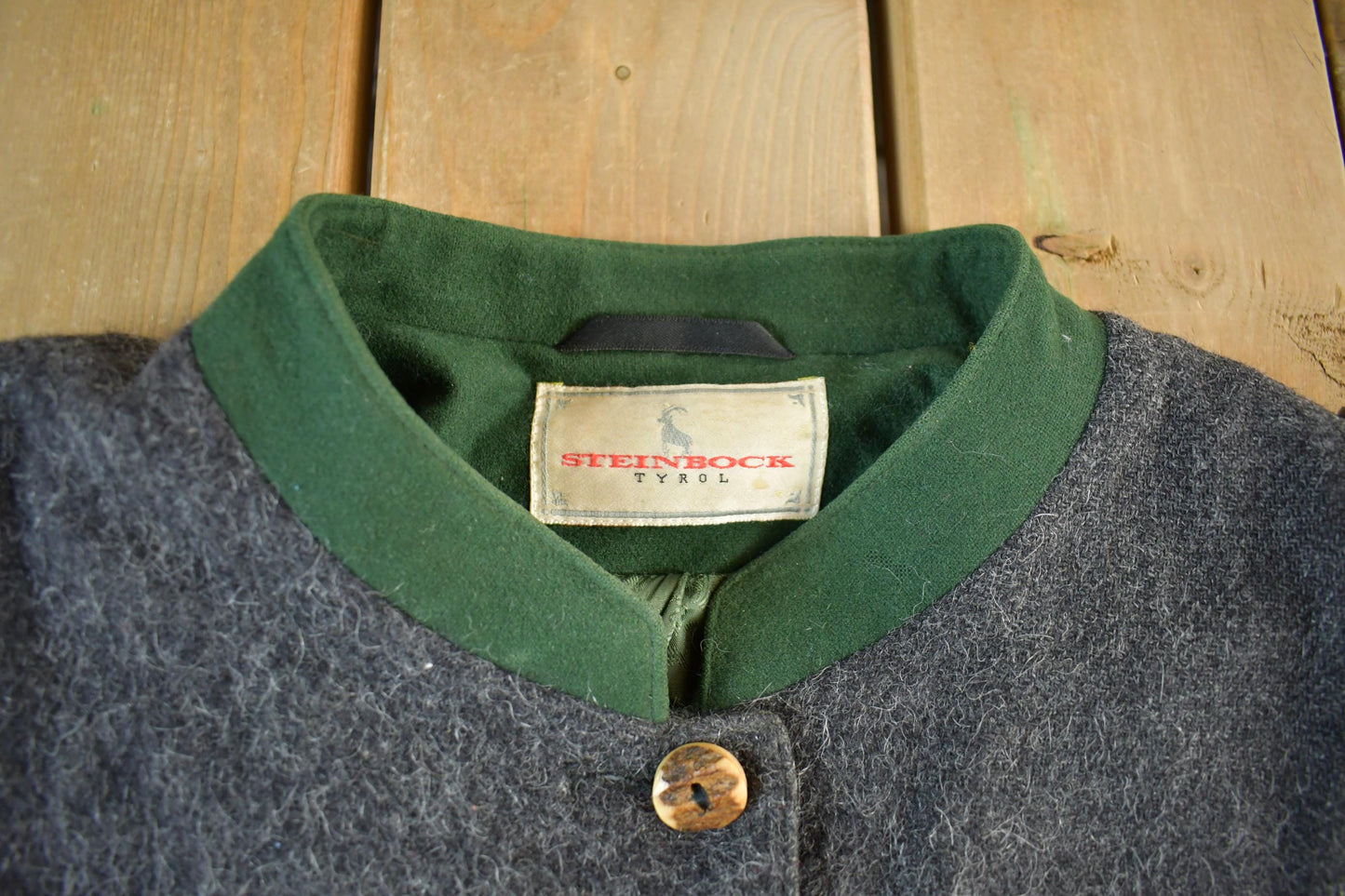 Vintage 1980s Steinbock Button Up Wool Jacket Women's M-L from propervintagecanada
