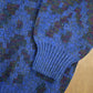 Vintage 1980s Stitch Fred Knit Abstract Pattern Crewneck Sweater By Frederic Homs Mens XL from propervintagecanada