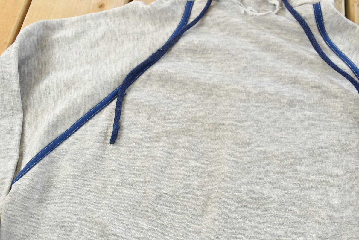 Vintage 1980s Streetwear Blank Raglan Hoodie Sweatshirt Men's M from propervintagecanada