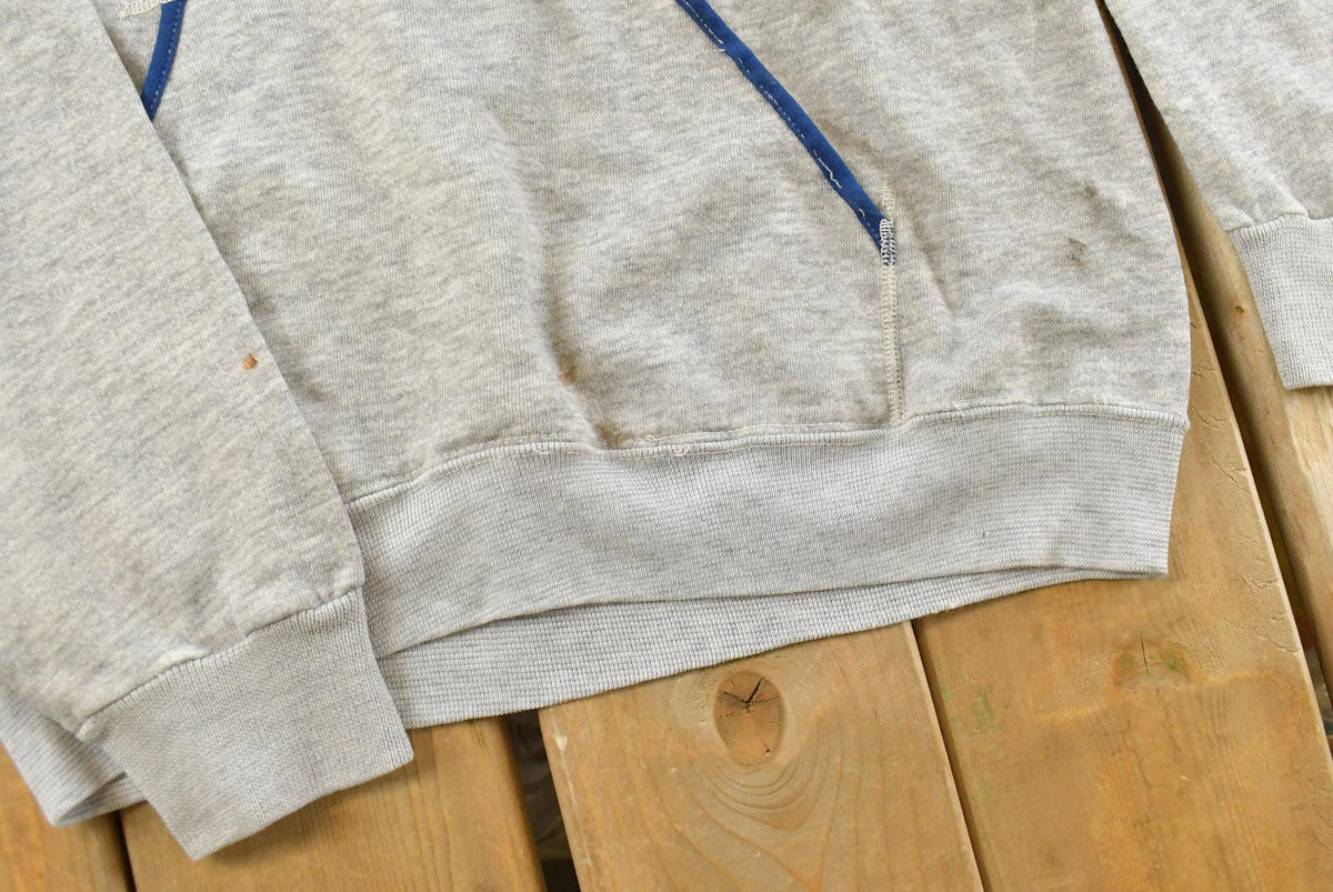 Vintage 1980s Streetwear Blank Raglan Hoodie Sweatshirt Men's M from propervintagecanada